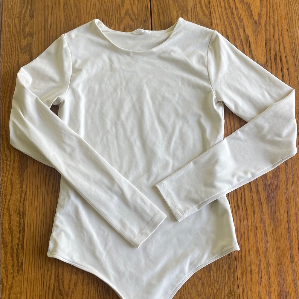 a loves a high neck long sleeve bodysuit
